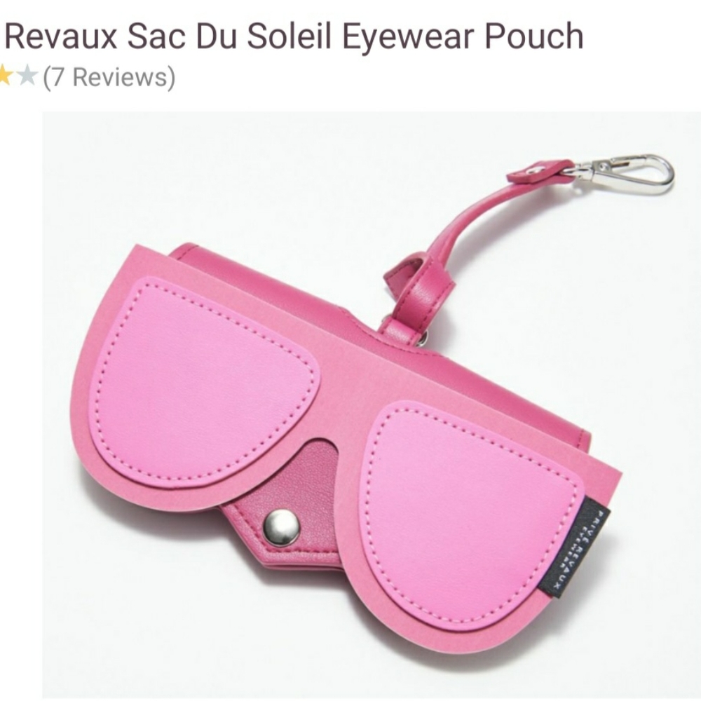 Prive Rivaux sunglass case...pink